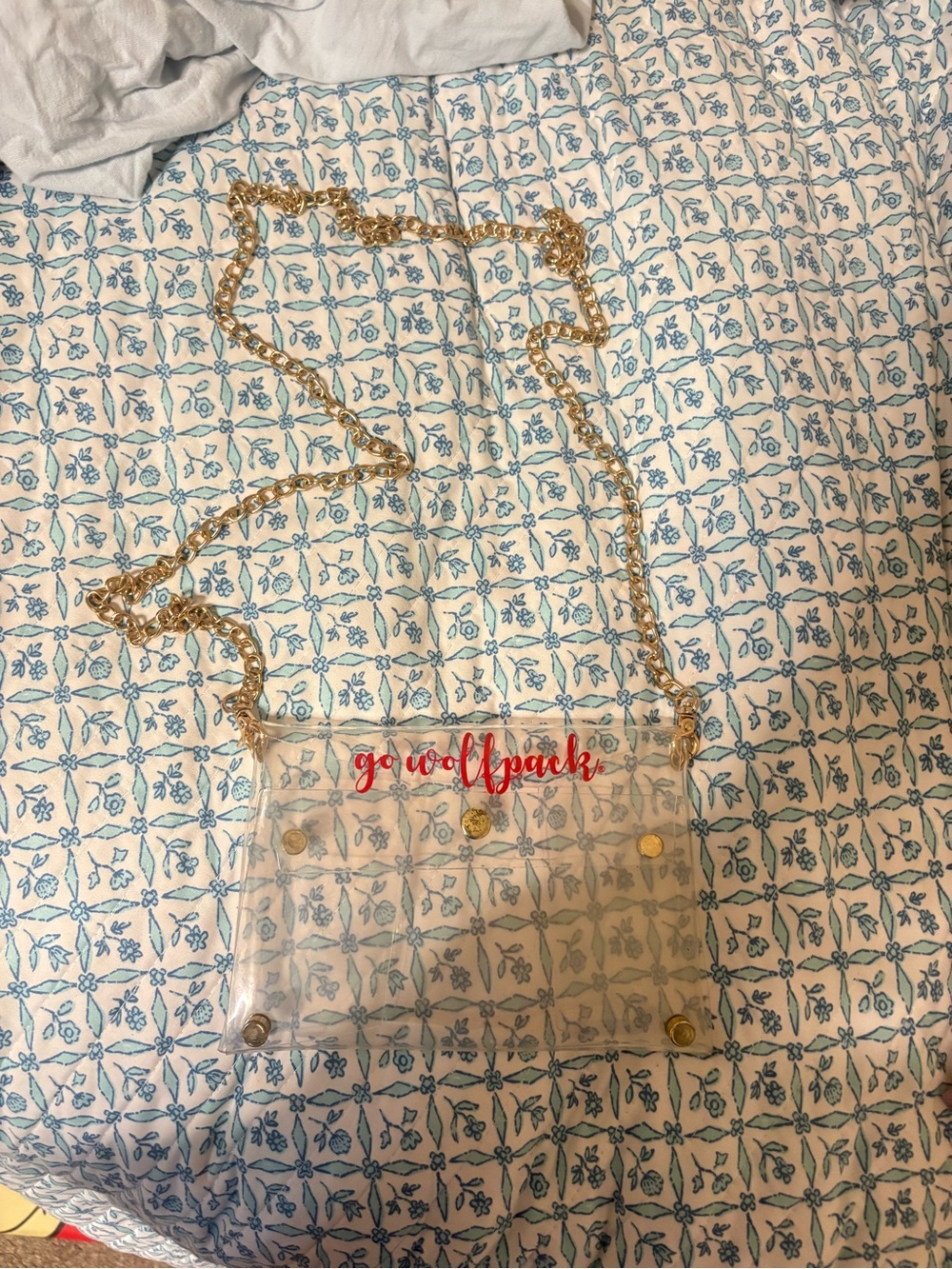 NC State clear bag